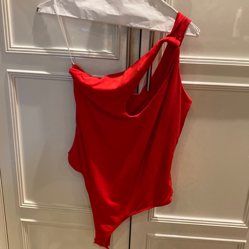 Red bodysuit. Shein. Never worn. Size L
